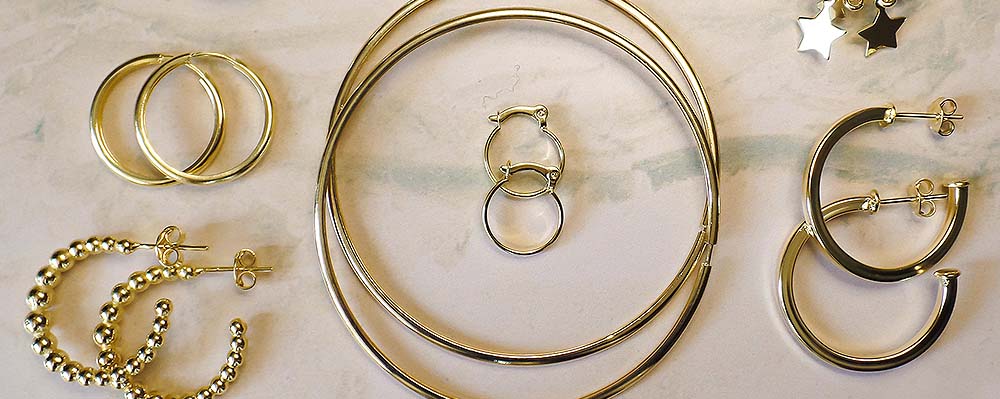 Argollas Enchapado Oro - 18K