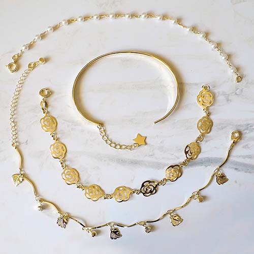 Pulseras Enchapado Oro